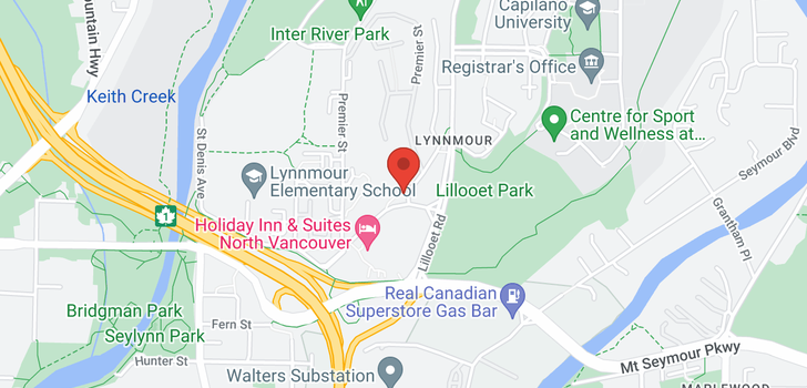 map of 823 OLD LILLOOET ROAD